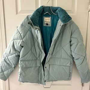 Universal thread blue puffer